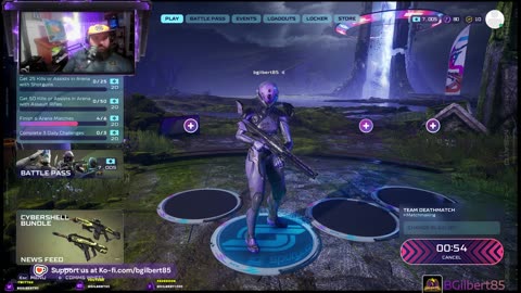 Bible reading, gaming, then close w/ prayer