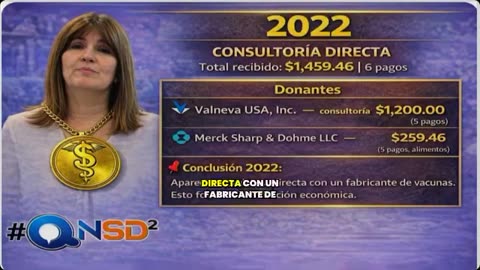 IRIS CARDONA RECIBE FUERTES SUMAS DE DINERO POR EMPUJAR VACUNAS