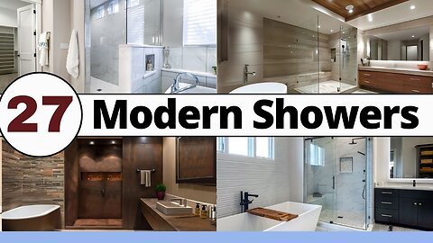 27 Modern Shower Designs You’ll Love!