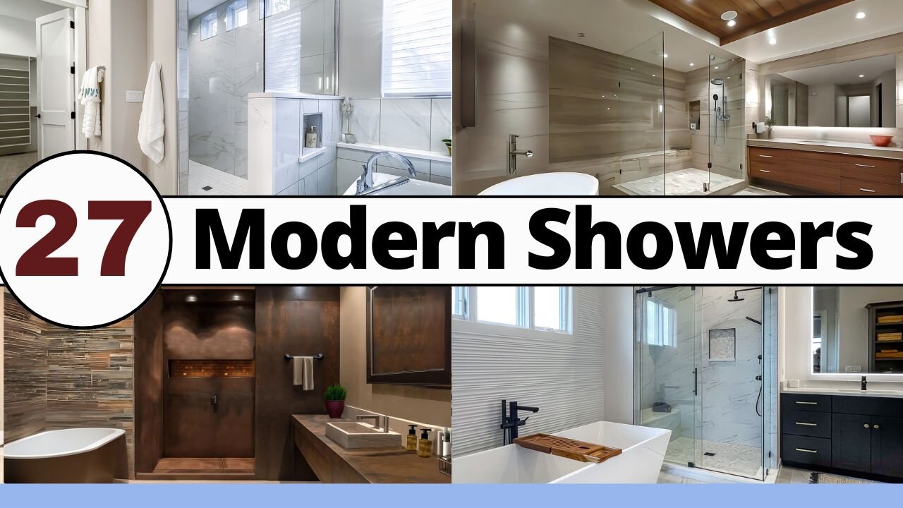 27 Modern Shower Designs You’ll Love!