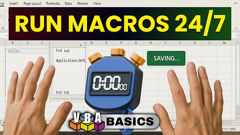 How To Schedule Macros Automatically in Excel (No Add-In's Needed)