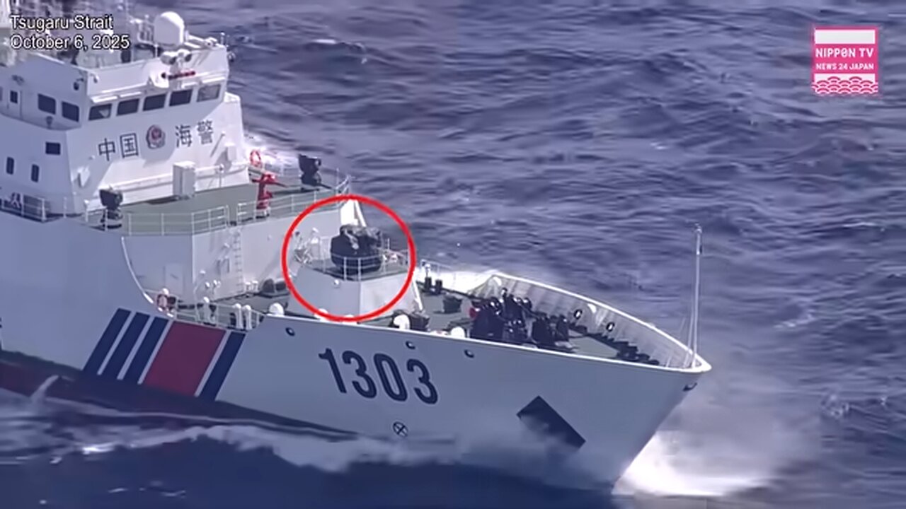 China Coast Guard Ships Spotted in Japan’s Tsugaru Strait (straits of Japan)