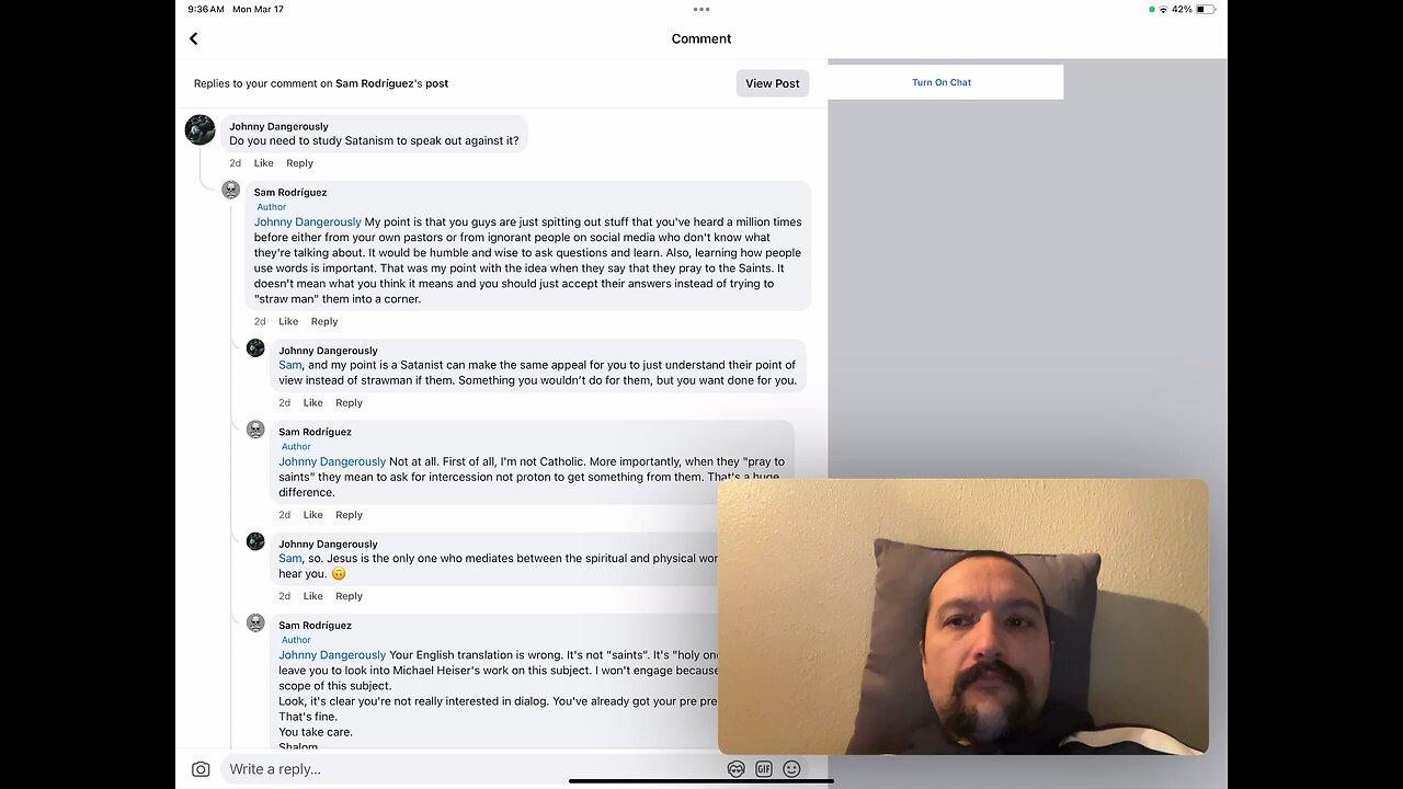 Example of a strawman