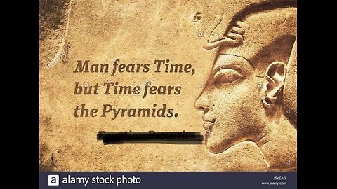 The Egyptians DID NOT build the Pyramids.