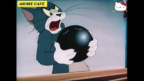 Tom and Jerry are playing bowling 🎳 in a special way 😂