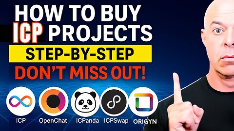 Step-by-Step Guide to Buy Top ICP Projects Like OpenChat, Origyn, ICPanda, DecideAI, ICPSwap & More