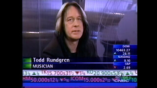 June 21, 2000 - Todd Rundgren Talks, Performs and Gives Stocks a Boost During CNBC Appearance