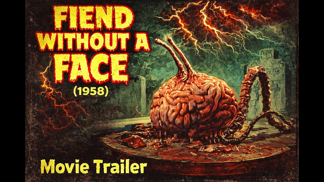 FIEND WITHOUT A FACE (1958) movie trailer