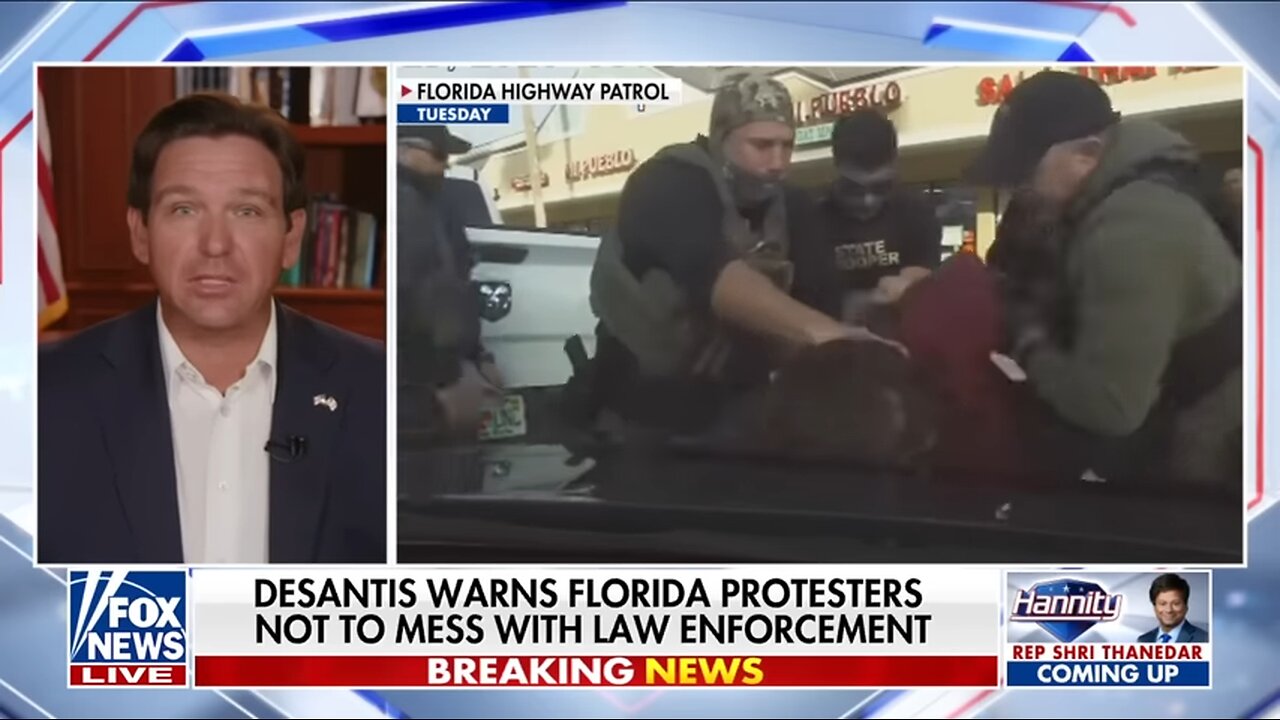 ‘YOU PICKED THE WRONG STATE': DeSantis has a warning for Florida agitators