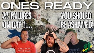 Ep 499: 72 Failures on Day 1...You Should Be Ashamed!