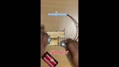 DC Motor Gear Test – 1st to 5th Gear Full Experiment