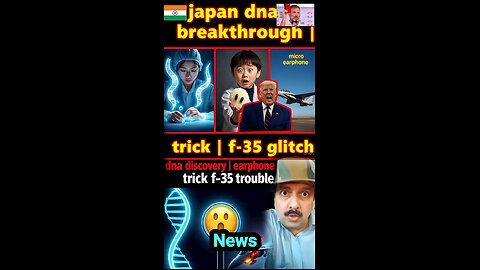 Japanese DNA Research on Down Syndrome | China’s Micro Earphone | F-35 Fighter Jet in California
