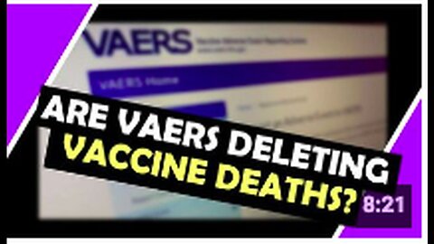 "Is VAERS Deleting and Replacing Vaccine Death Records?"