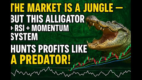 The Market Is A Jungle — But This Alligator + RSI + Momentum System HUNTS Profits Like a Predator!