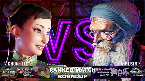 Kuya Kalbo SF6 Ranked Match Roundup. Chun Li Master Rank [Hori Fight Stick]