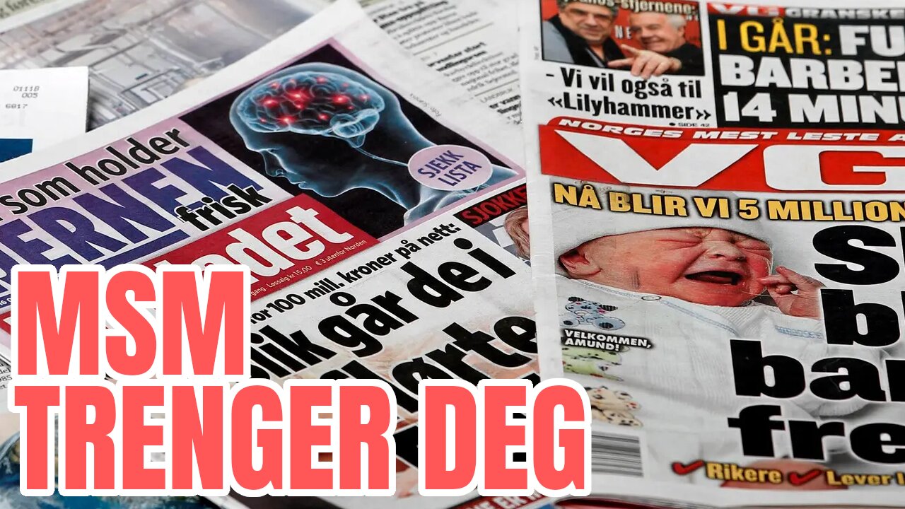 #73 Støtte mainstream media? Nei takk