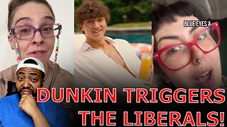 LIBERALS MELTDOWN Over White Male Model BRAGGING About His Genes In Anti-Woke Dunkin Donuts Ad!