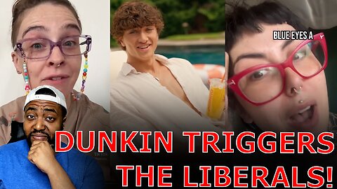 LIBERALS MELTDOWN Over White Male Model BRAGGING About His Genes In Anti-Woke Dunkin Donuts Ad!