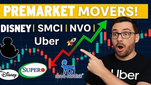 Premarket Movers Insights on Disney, Super Micro, Novo Nordisk, and Uber | NEWSDRIFT