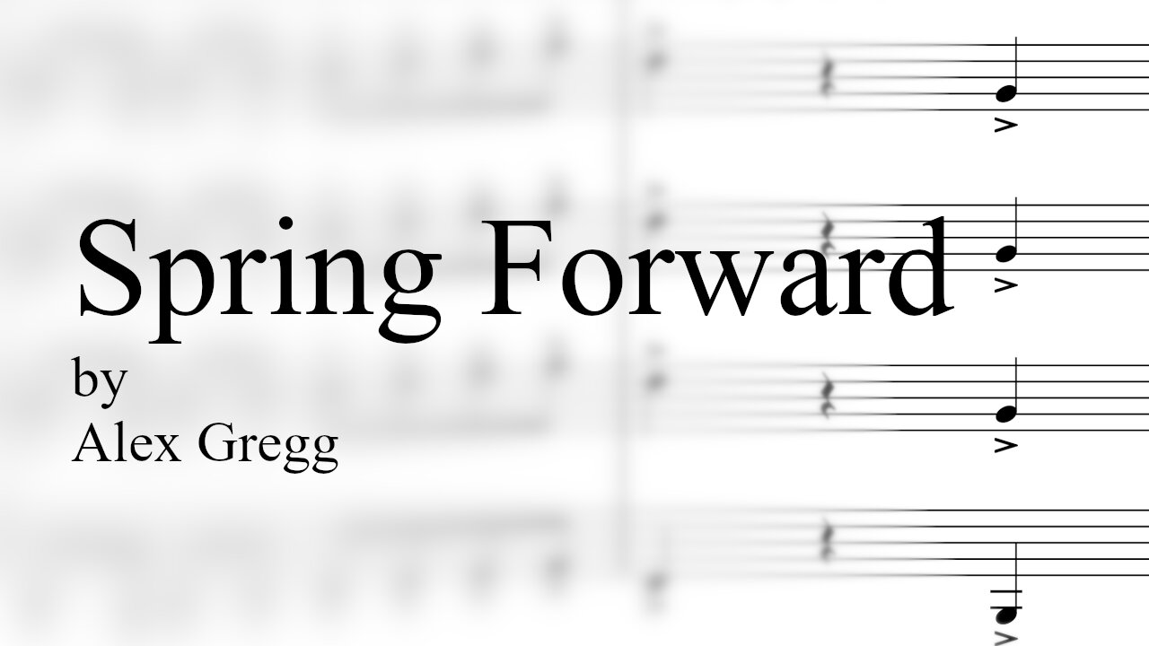 Spring Forward by Alex Gregg