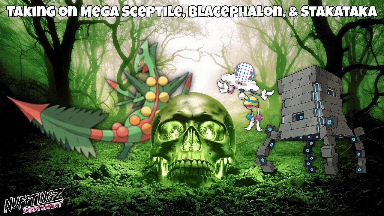 Nufftingz & Company Battle Mega Sceptile, Stakataka & Blacephalon