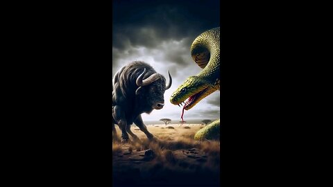 combination of a big bull and big 🐍