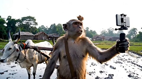 funny 🤣 monkey video