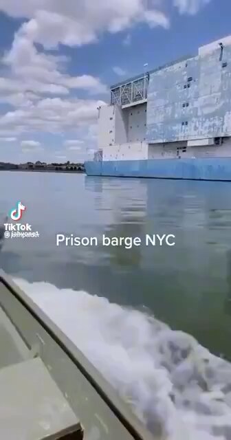Prison barge in New York City