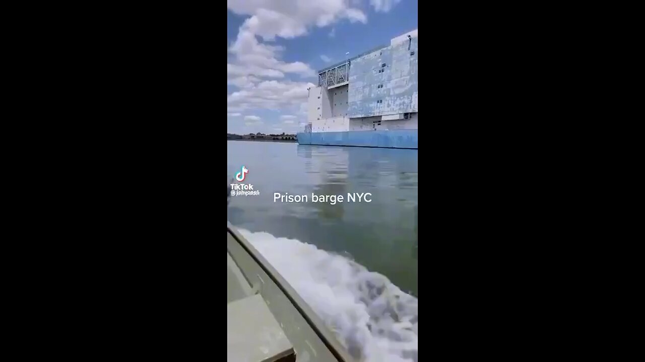 Prison barge in New York City