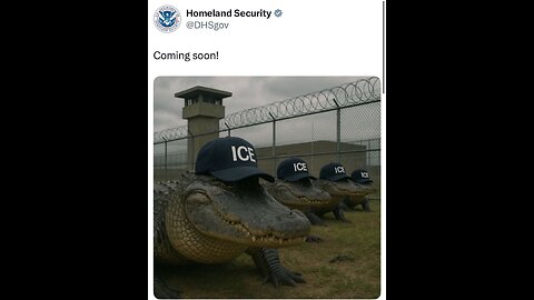 Homeland Security announces ICE new home- Gator Gitmo 7 1 2025