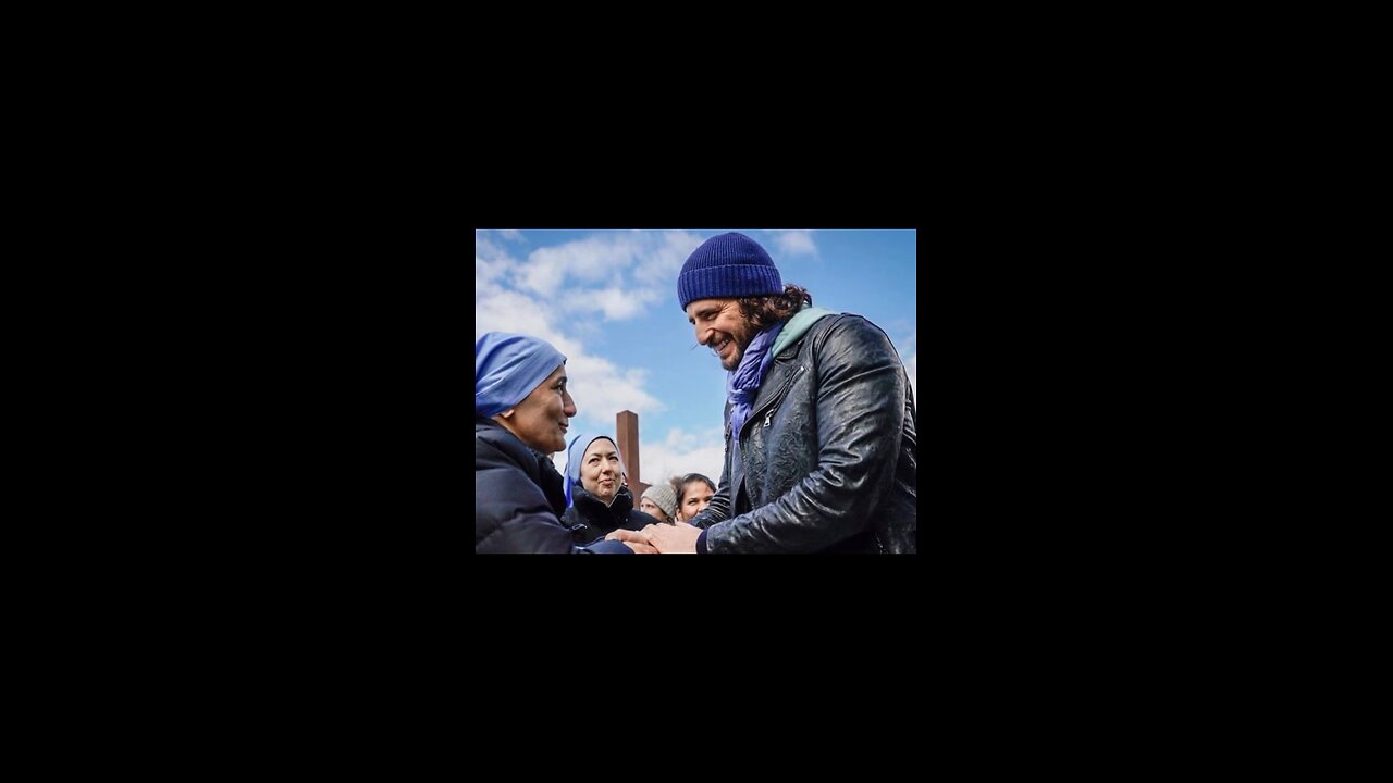 Jonathan Roumie conversation with Mother Olga at Life Conference in Boston USA