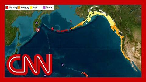 Tsunami alerts for Japan, Alaska, Hawaii and US West Coast after major earthquake strikes Russia