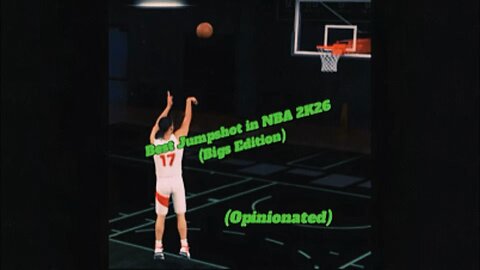 The Best Jumpshot in NBA2K26 (Bigs Edition)