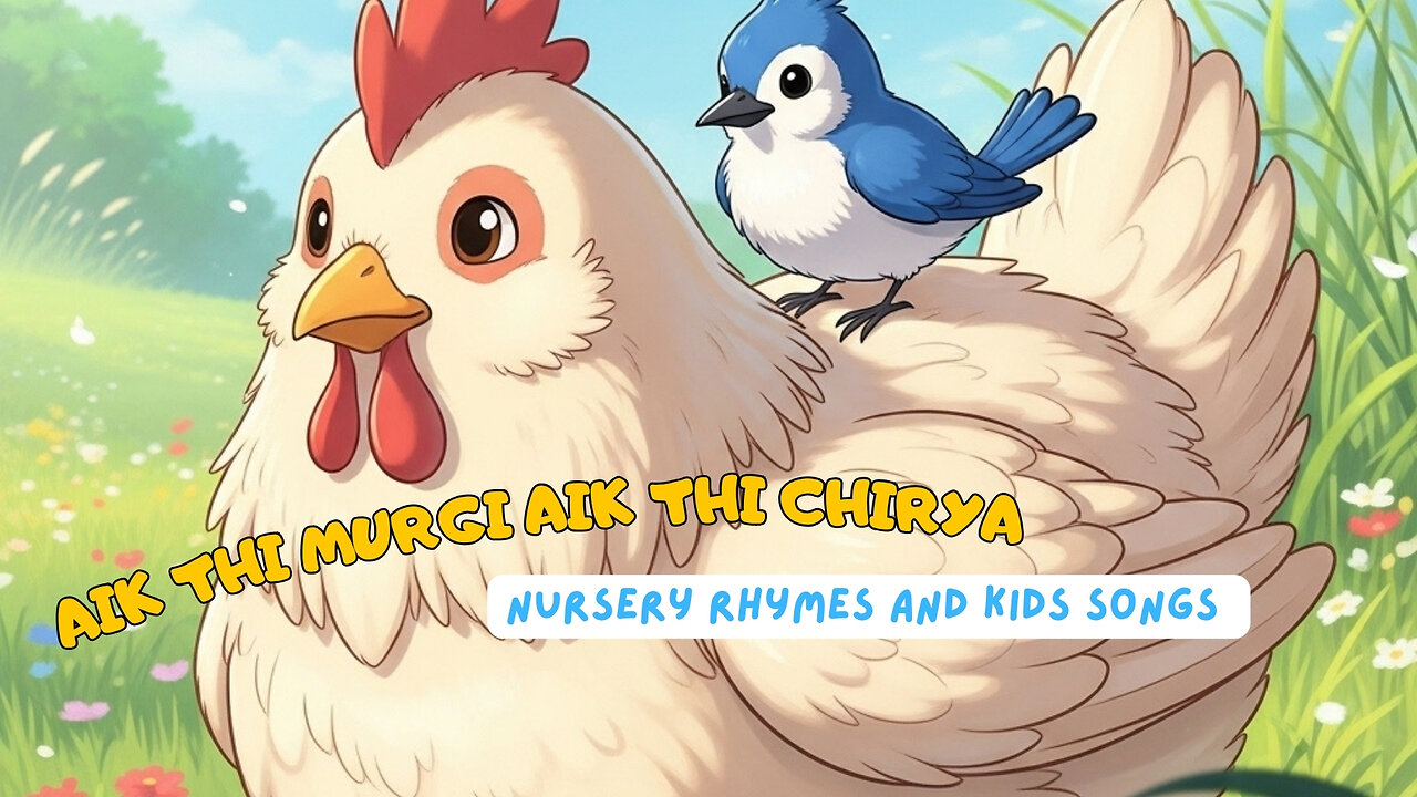 Aik Thi Murgi Aik Thi Chirya | Fun Rhymes and Kids Songs