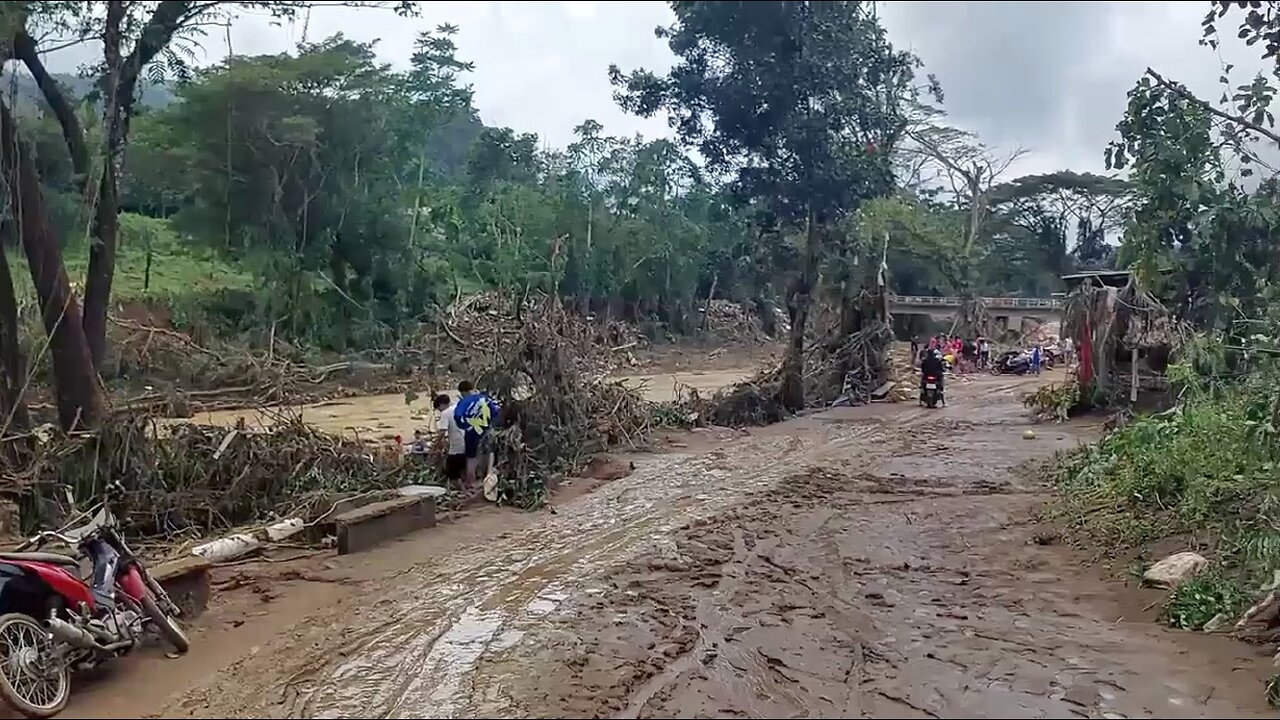 Aftermath of typhoon Tino & its destruction