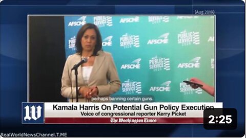 "Kamala Harris Pledges Door-To-Door Police Enforcement for Gun Confiscation from US Citizens"