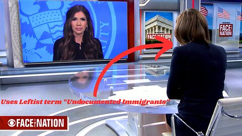 Margaret Brennan uses INCORRECT Leftist Term "Undocumented Immigrants"