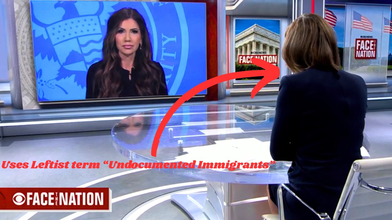 Margaret Brennan uses INCORRECT Leftist Term "Undocumented Immigrants"