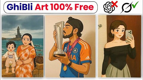 Ghibli Art Image Generator Free 100% Working | How To Create Ghibli Image | Grok AI - Ghaus Editz