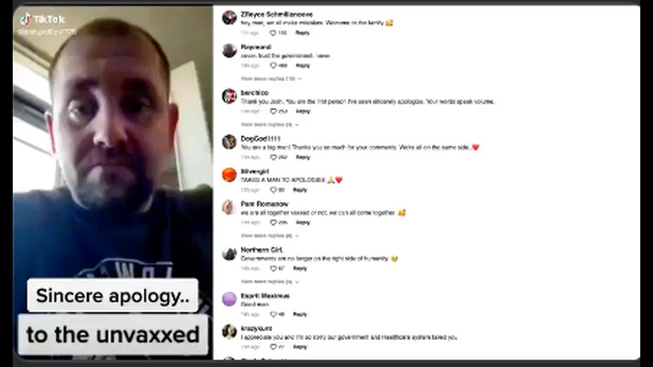 A SINCERE APOLOGY TO THE UNVAXXED - He wishes he would have had the courage to say NO