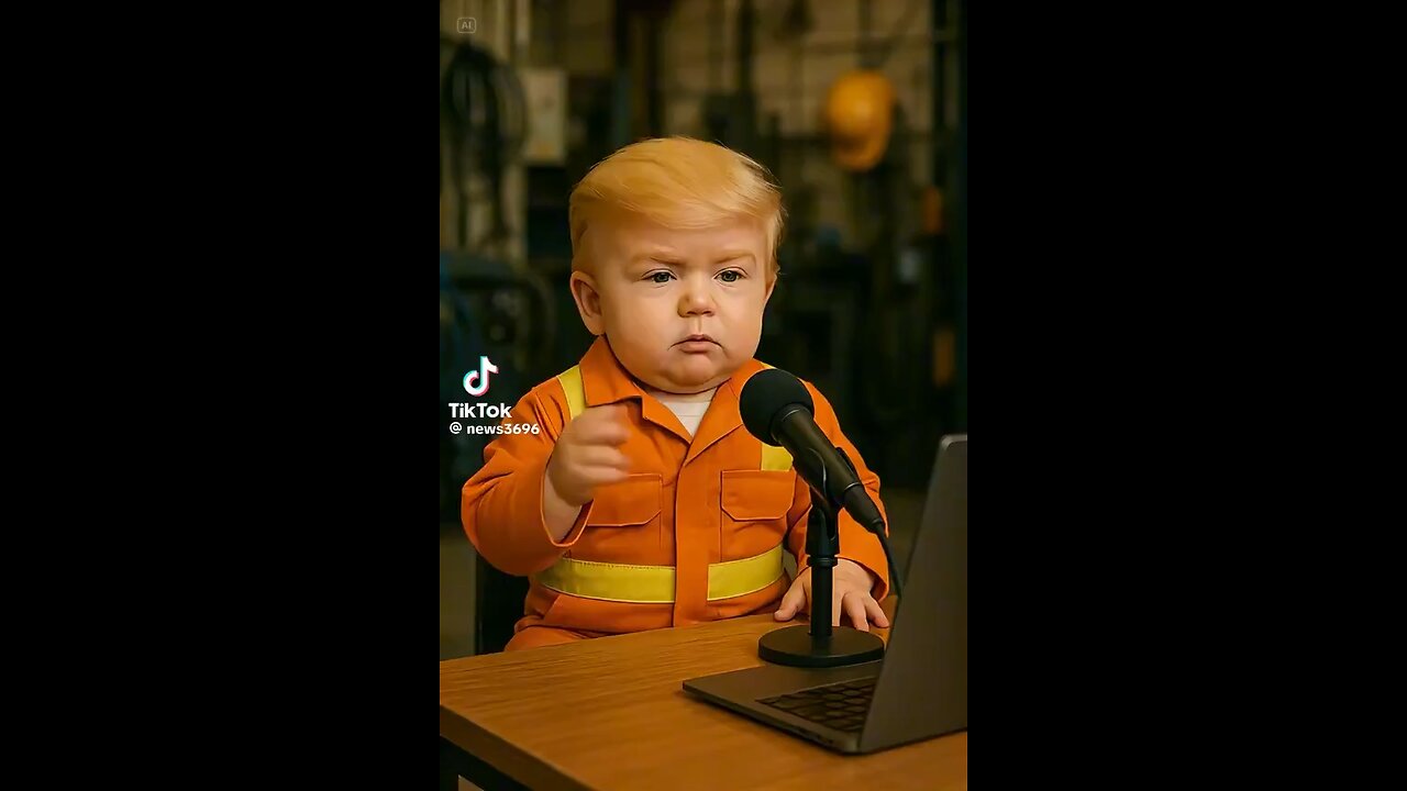 Baby Trump AI video
