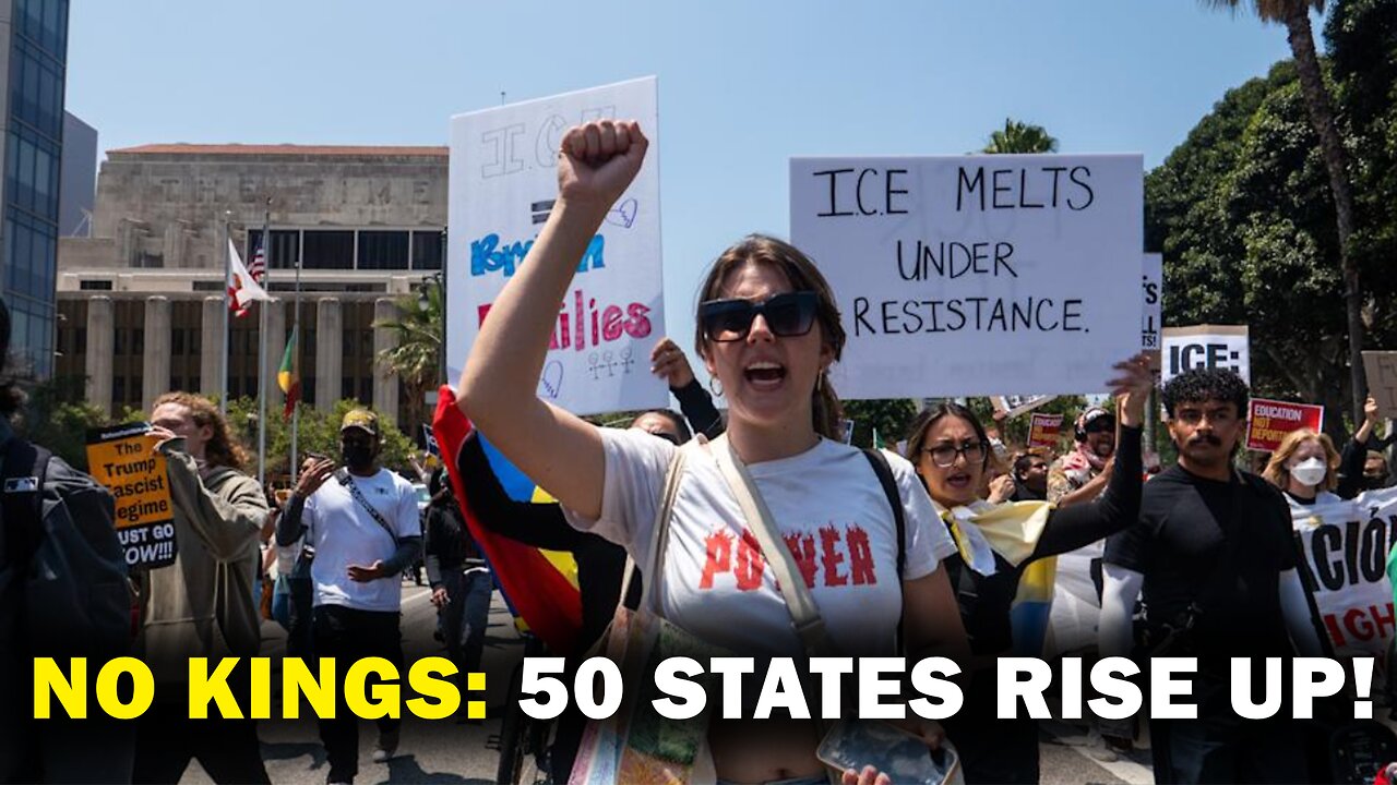 No Kings Protest Sweeps America | Massive Anti-Trump Demonstrations Across 50 States