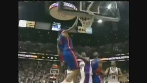Rasheed Wallace 22 Points 4 Blk @ Suns, 2004-05.