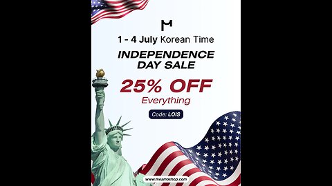 Sale 25% Meamoshop ❤️ July 1-4 code Lois 🇺🇸Happy 4th