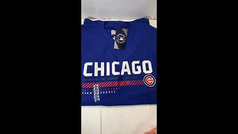 Stop & Shop: Officially Licensed 2025 MLB Chicago Cubs Team T-Shirt Blue Adult XL (New w/ Tags)
