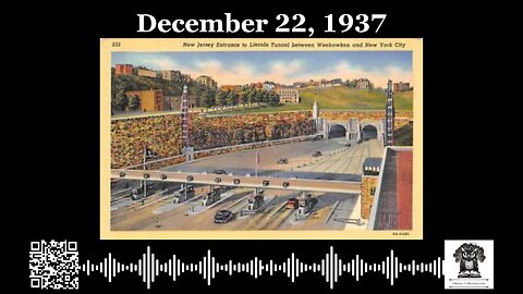 #OnThisDay December 22, 1937: Subterranean Gateway