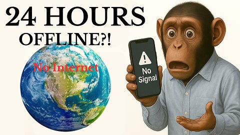 What If the Internet Dies for 24 Hours? (Monkey Edition)