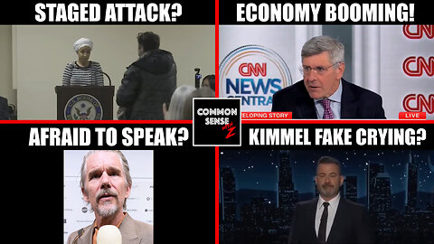 Ilhan Omar Attacked at Town Hall? Trump Economy Booms, Ethan Hawke Scared, Kimmel Fakes Tears?