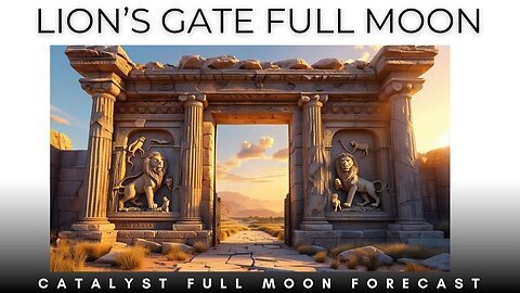 Lion's Gate Portal & Aquarius Full Moon: Catalyst FULL MOON Forecast for August 8 -22, 2025