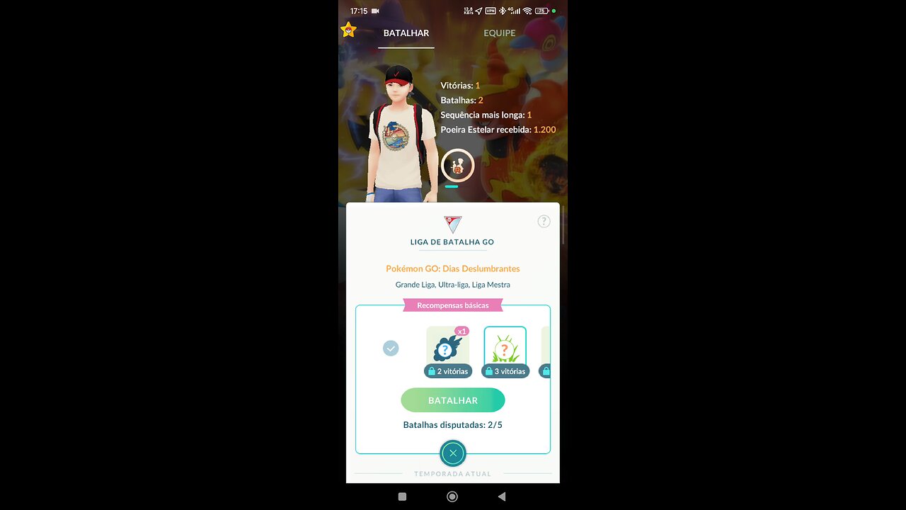 só batalha no pokémon Go